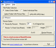 QuickResizer screenshot